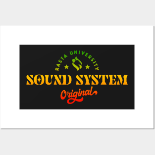 Rasta University Sound System Original Rasta Colors Reggae Posters and Art